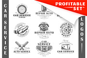 18 Car Service Logos Templates, a Branding & Logo Template by Art Design (Thumbnail 1 of 26)