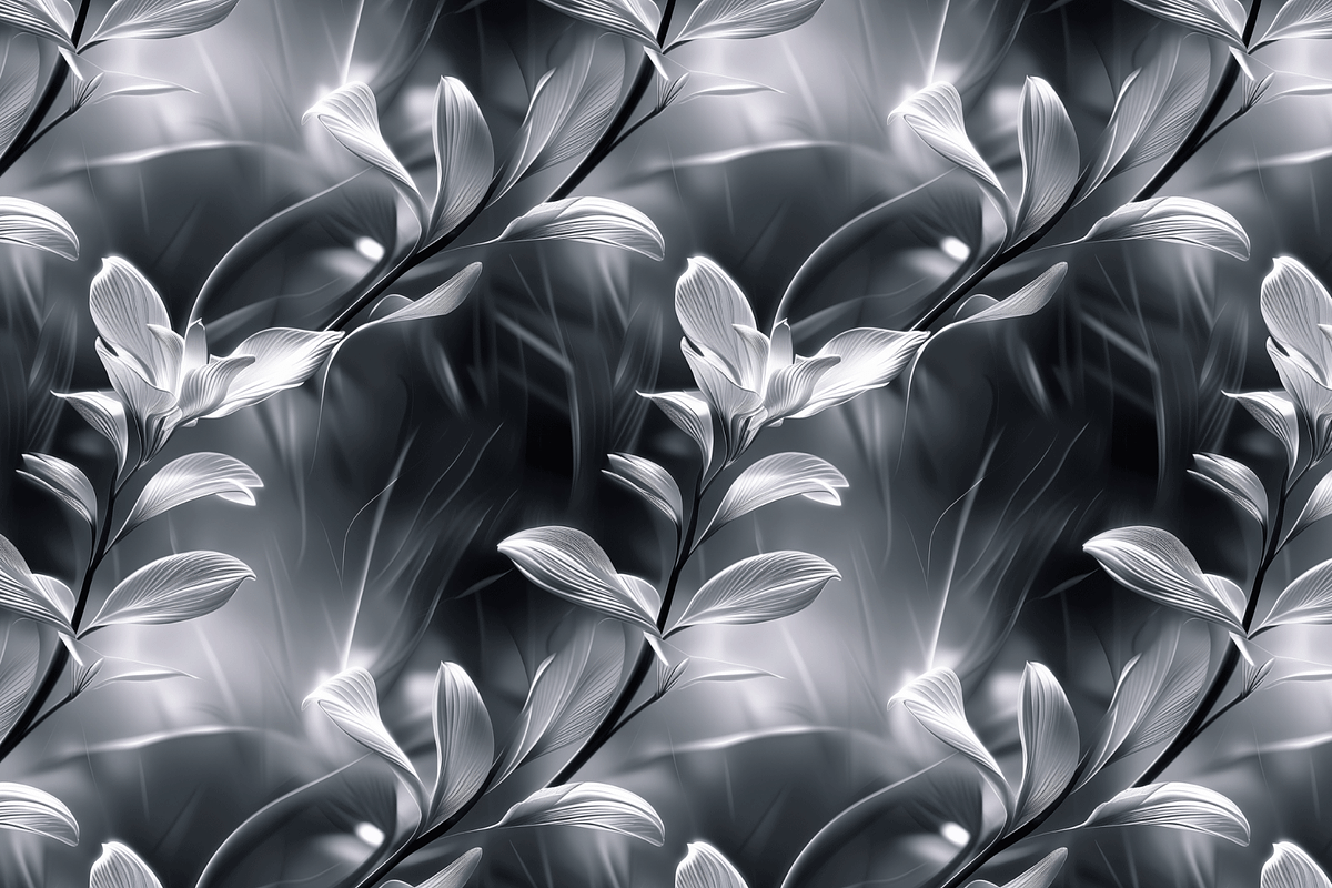 Monochrome - Floral Patterns, a Pattern Graphic by Art Sproot (Photo 6 of 8)
