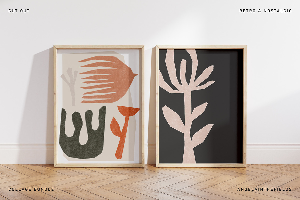 Art Collage Bundle 300+, an Object Illustration by angelainthefields (Photo 4 of 16)
