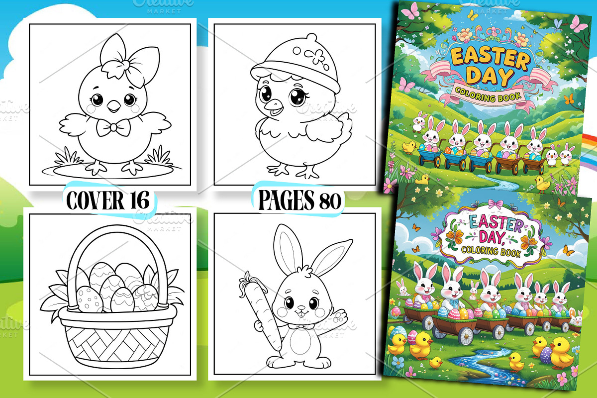 Easter Day Coloring Book, an Arts & Entertainment Photo by Wow Magic