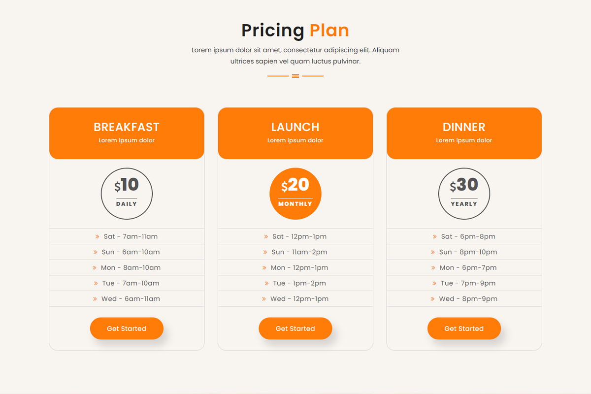 Foody - Restaurant HTML Template, a Bootstrap Template by Themeplaza (Photo 6 of 7)