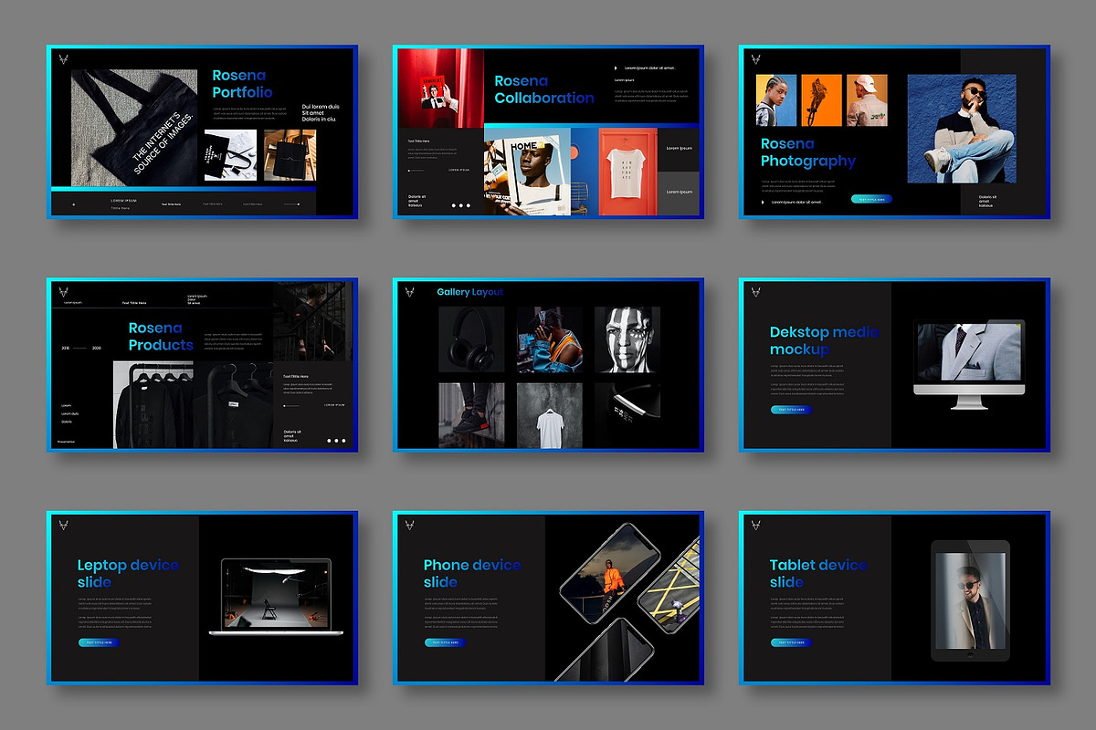 Rosena – Business PowerPoint, a Presentation Template by Dens Creative Studio (Photo 3 of 6)