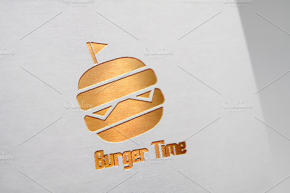 Burger Time Logo Template, a Branding & Logo Template by Raj Shop (Photo 4 of 5)