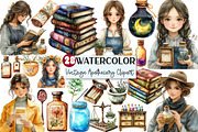 Vintage Apothecary Clipart, an Illustration by Rose Art (Thumbnail 1 of 4)
