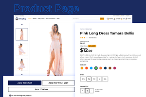 EShopBuy ECommerce Sketch Template