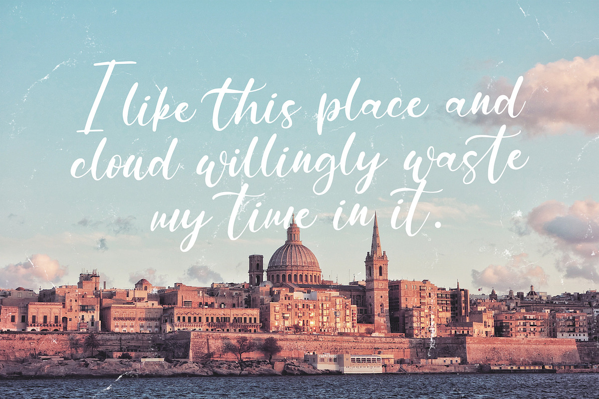 Anythings - Calligraphy Font, a Script Font by StringLabs (Photo 8 of 11)