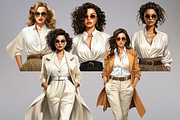 Chic Lady Boss Cliparts, a Person Illustration by Mash Mash Stickers (Thumbnail 9 of 9)