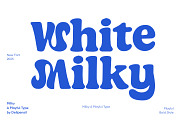 Milky - A Playful Type, a Serif Font by delipensil (Thumbnail 2 of 7)