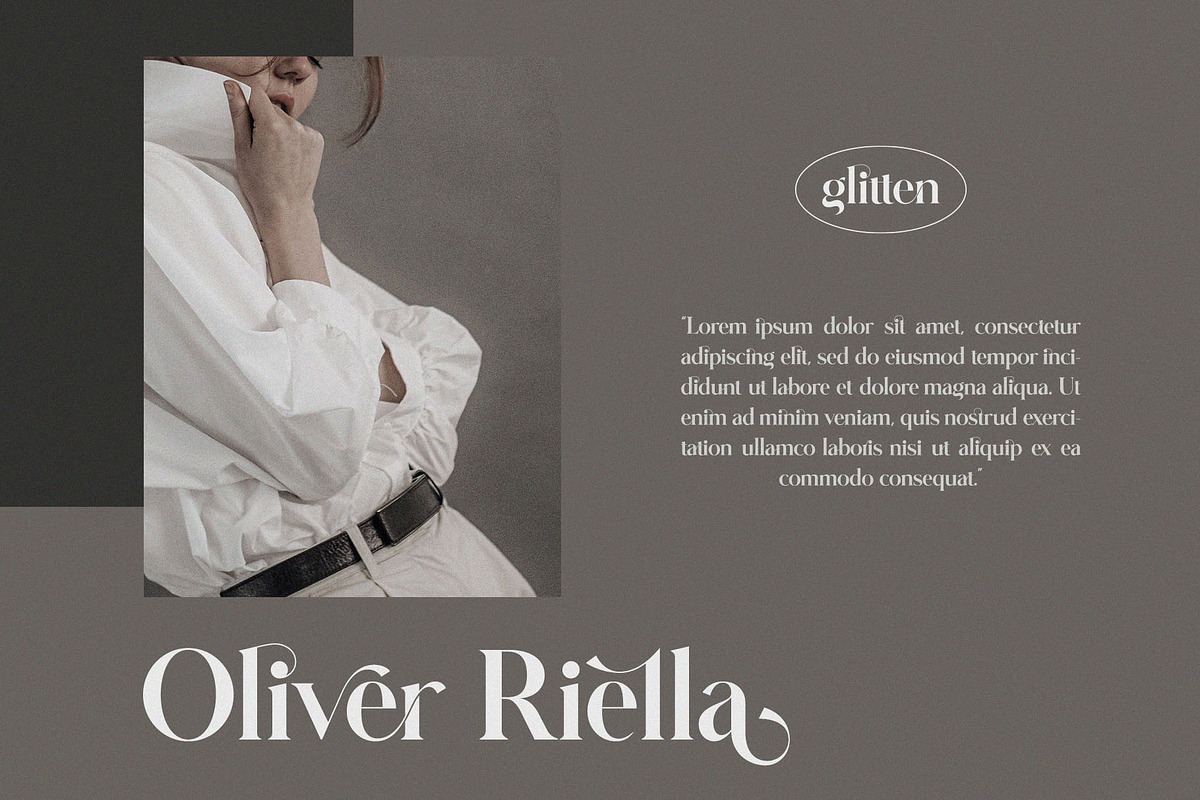 Glitten || Ligature Serif Font, a Serif Font by BrandSemut (Photo 15 of 17)