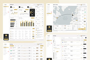 Flight Booking Management Dashboard, an UI Kit Template by peterdraw (Thumbnail 7 of 7)