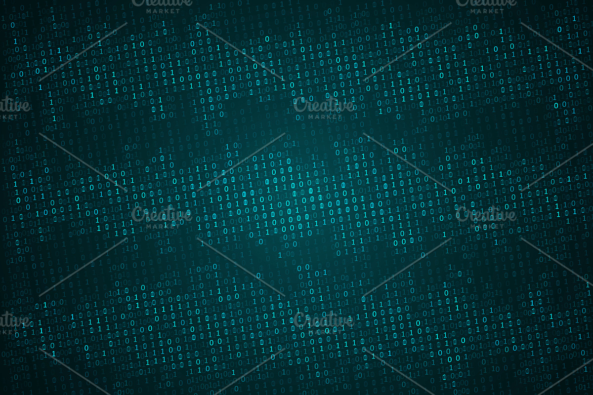 Binary computer code backgrounds, a Pattern Graphic by majcot (Photo 2 of 6)