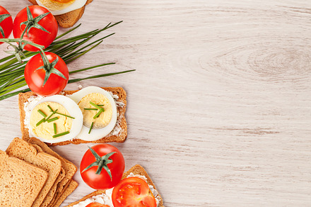 Tasty Canapes Food Border Background Featuring Background Border And preview 4