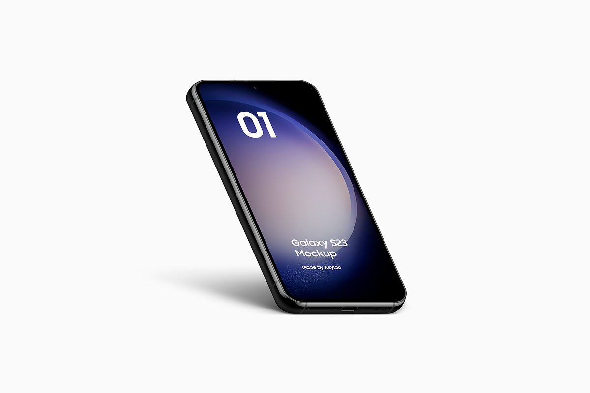 Galaxy S23 - 21 Mockups Scenes, an Android Mockup by Asylab (Photo 16 of 40)