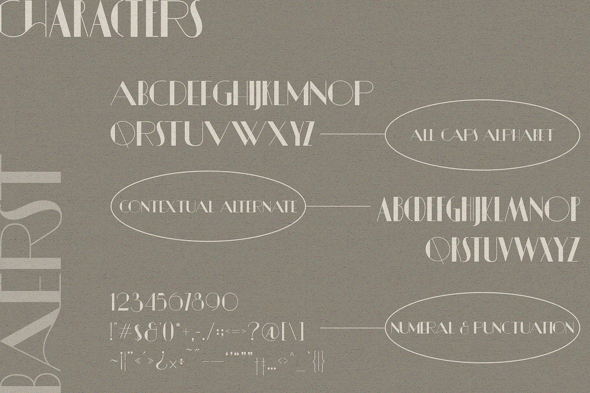 Baerst! Modern Display Font, a Sans Serif Font by deadlock studio (Photo 10 of 12)