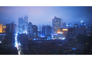 Shanghai, China. Nightlife City, an Architecture Photo by Our Amazing World