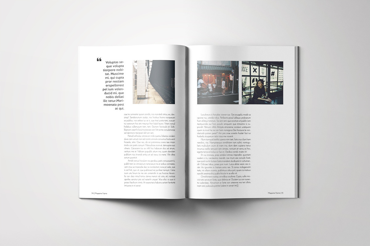 A4 & US Letter Magazine, a Magazine Template by Bookrak Graphic Design (Photo 12 of 13)