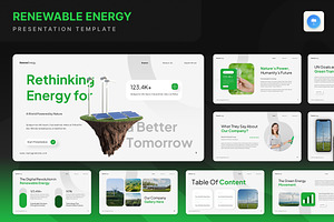 Renewable Energy Keynote, a Presentation Template by Annora Studio