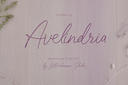 Avelindria Font, a Handwritten Font by Letterhanna Studio (Thumbnail 2 of 19)