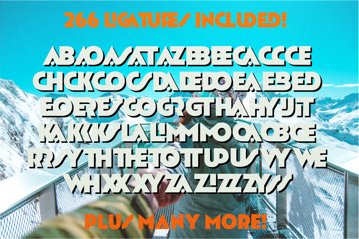 Apres Ski - Bold Retro Display Font, a Sans Serif Font by Surplus Type Co (Photo 3 of 10)