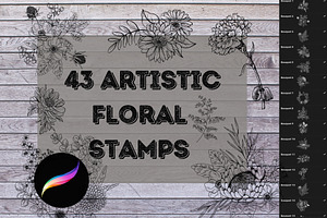 ProCreate Artistic Floral Stamps