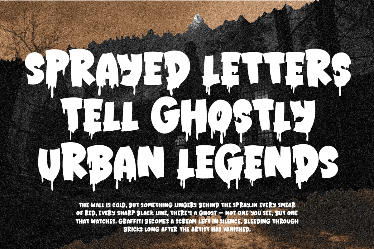 Rattle Dread - Horror Graffiti Font, a Font by PutraCetol Studio