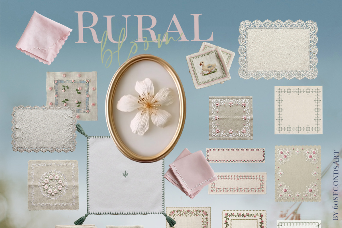 Rural bloom Cottagecore Scrapbooking, an Object Graphic by 60secondsArt (Photo 5 of 10)