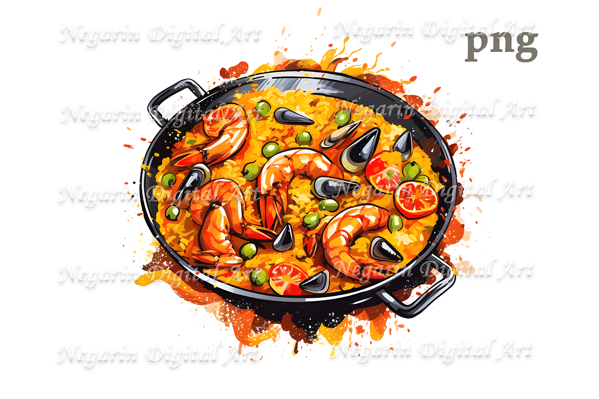 Watercolor Worlds Food Clipart, an Object Graphic by Negarin Digital Art (Photo 2 of 8)