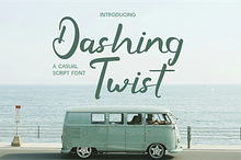 Dashing Twist - Modern Script