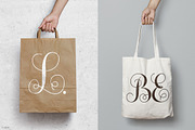 Interlocking Monogram Font, a Script Font by pixelcolours (Thumbnail 5 of 7)