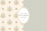 Vintage Sage Floral Print Patterns, a Pattern Graphic by Eclectic Anthology (Thumbnail 5 of 14)