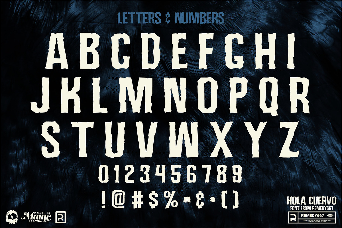 Hola Cuervo, a Sans Serif Font by Remedy667 (Photo 10 of 11)