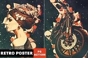 Retro Poster Photoshop Action, an Action Add-On by AB-TheDesigner (Thumbnail 1 of 4)