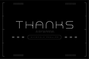 VB SkyeFolz - Futuristic Font, a Sans Serif Font by VALIANTBROTHA (Thumbnail 9 of 9)