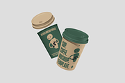 Cup Coffe Mockup, a Packaging Mockup by Cekal_std (Thumbnail 2 of 4)