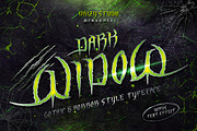 Dark Widow + Bonus Text Effect, a Blackletter Font by Drizy (Thumbnail 1 of 10)