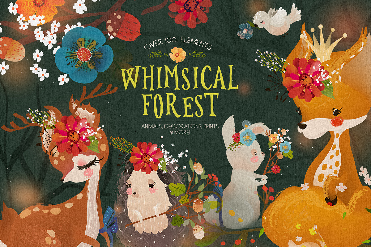 Whimsical Forest, an Animal Illustration by Anna Babich (Photo 1 of 5)