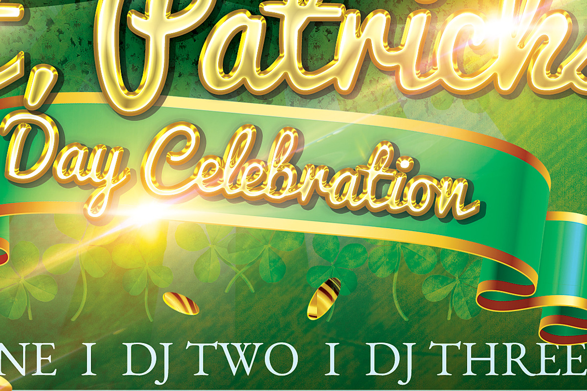 St Patricks Day, a Flyer Template by tmcom (Photo 2 of 2)