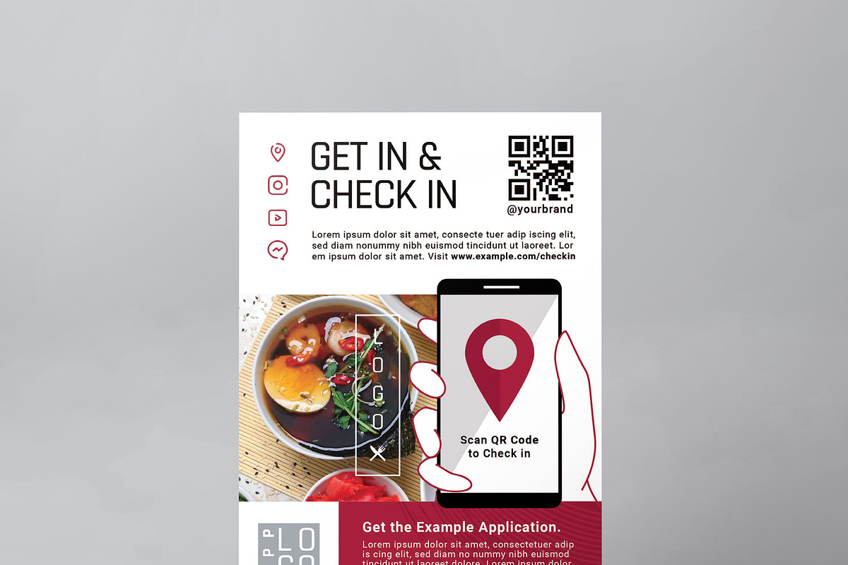 QR Code Flyer Templates Vol.7, a Flyer Template by BrandPacks