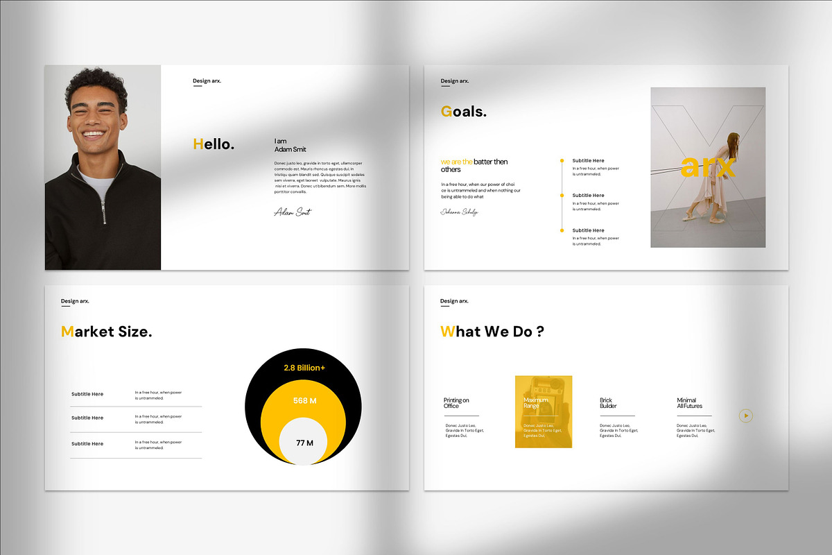 Studio Minimal Presentation Template, a Presentation Template by Graphpexel (Photo 9 of 11)