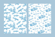 Christmas patterns and elements, a Seasonal Illustration by Robusta (Thumbnail 6 of 9)
