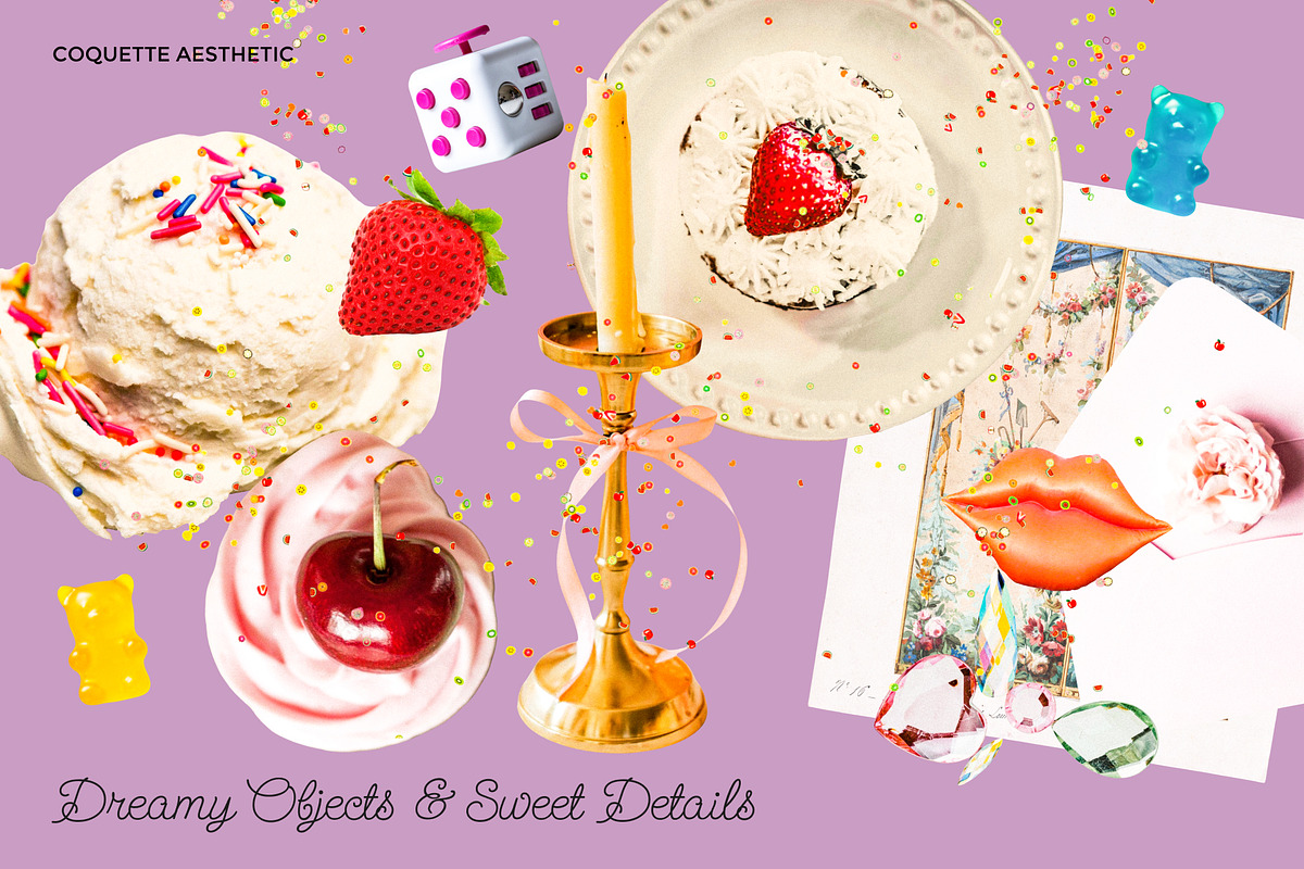 Romantic Whimsy Elements Collection, an Object Graphic by Anzhelika (Photo 8 of 13)