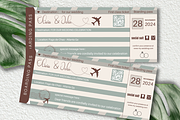 Editable Boarding Pass Template, a Card Template by YasdeyDesigns (Thumbnail 1 of 7)