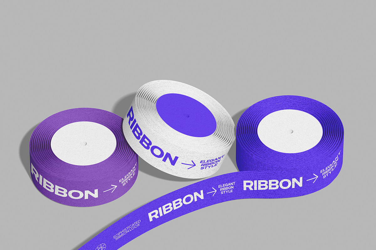 Ribbon Mockup, a Merchandise Mockup by Permadi Creative (Photo 5 of 5)