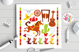 Whimsical Wild Western Set