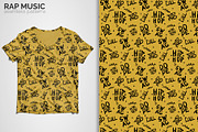 Rap Music Seamless Patterns, a Pattern Graphic by 3Y_Design (Thumbnail 6 of 6)