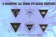 Geometric All Seeing Eye, an Icon by Aurum Creative (Thumbnail 2 of 2)