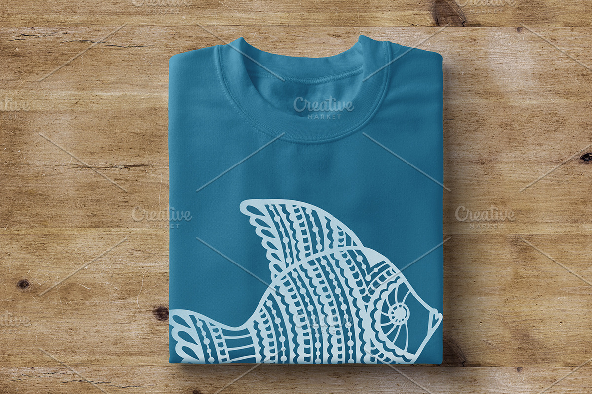 Zentangle Fish, an Animal Illustration by AV Design (Photo 5 of 6)