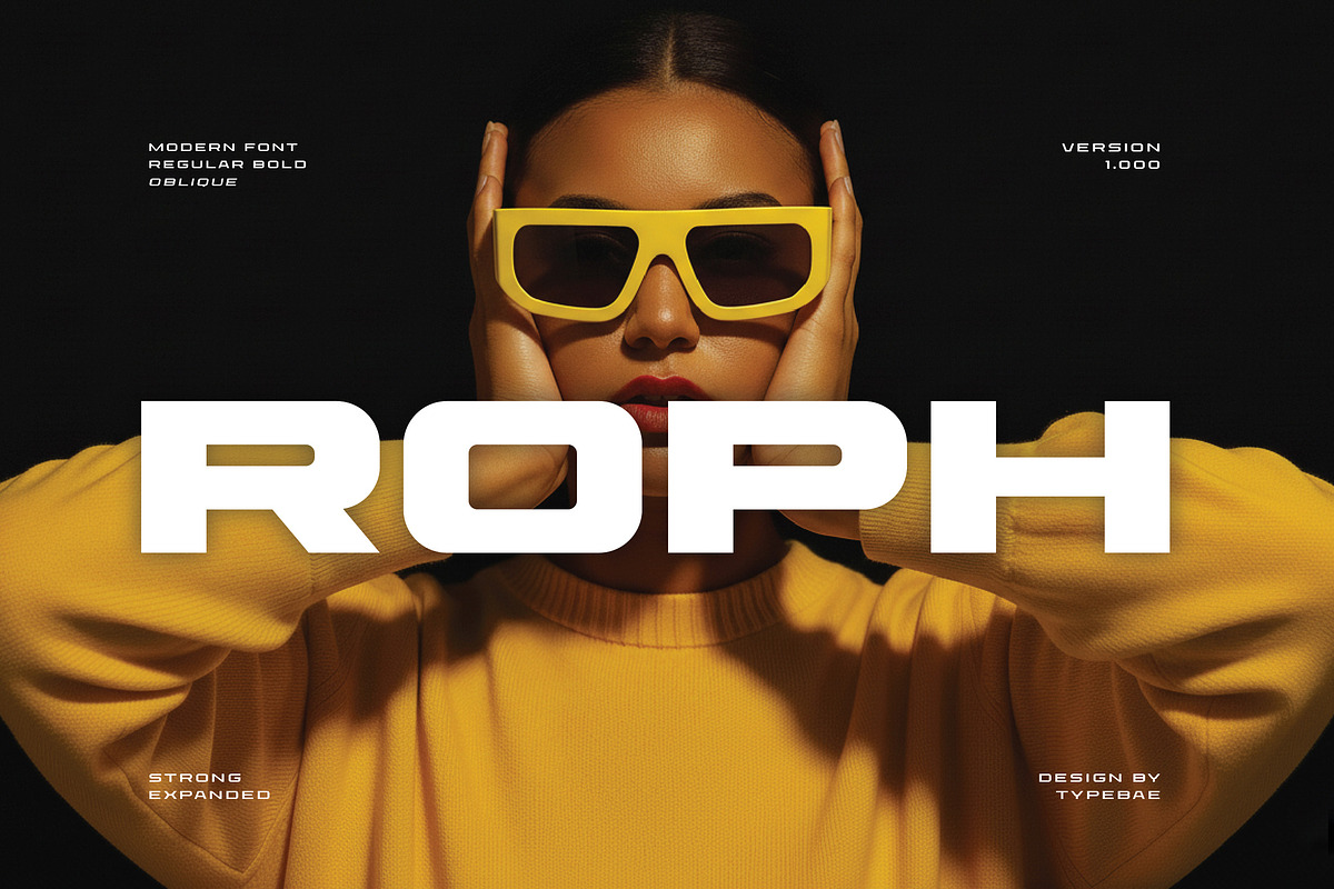Roph – Modern Brand Identity Font, a Sans Serif Font by Typebae (Photo 1 of 8)