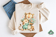 Whimsical Mother's Day Animals PNG, an Illustration by Craft Nest (Thumbnail 9 of 12)