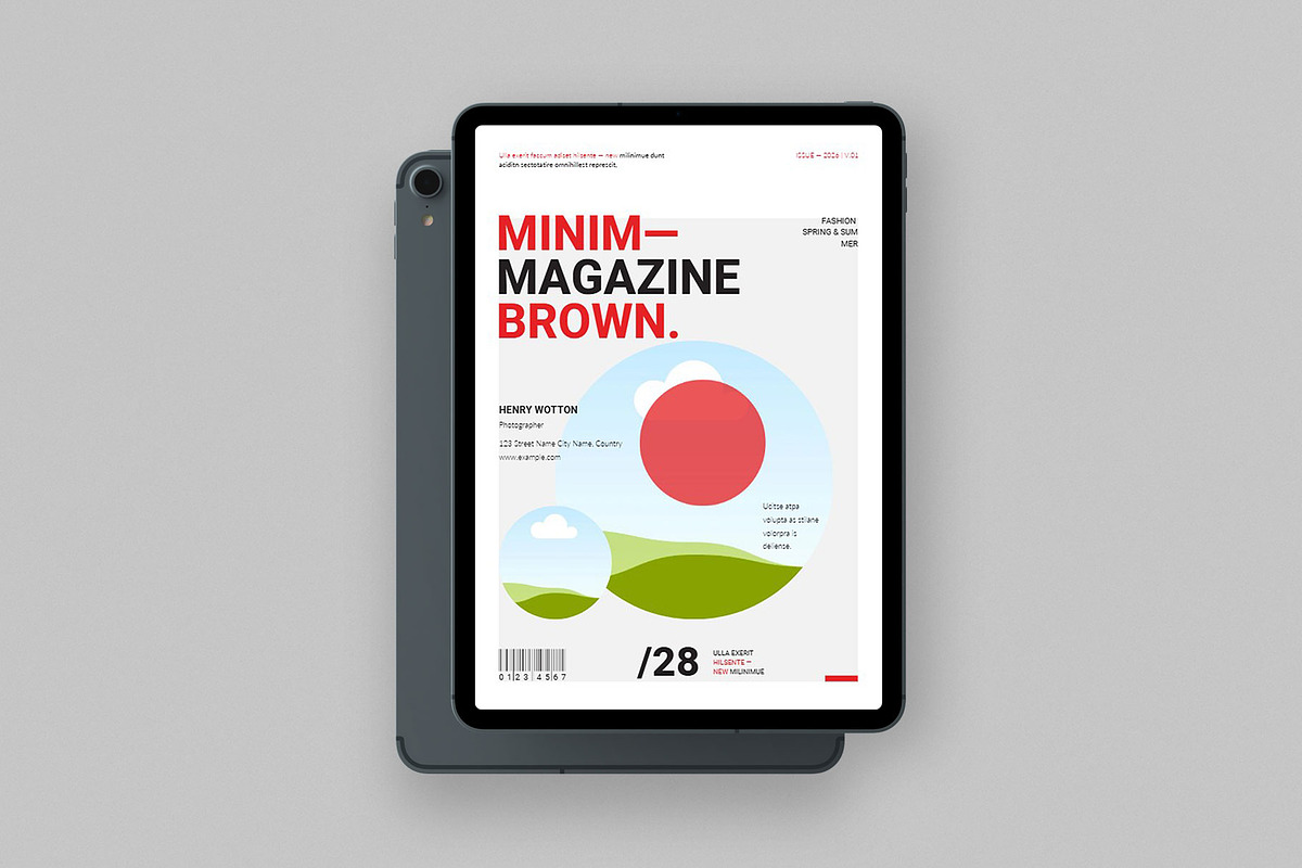 Magazine Template, a Magazine Template by ElvinPrint (Photo 2 of 17)